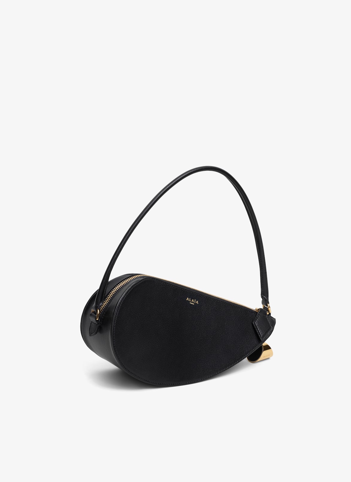 LE DEMI-CŒUR BAG IN GOATSKIN ALAÏA BLACK LE DEMI-CŒUR BAG IN GOATSKIN